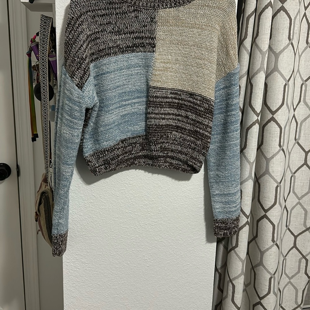 Madden NYC Colorblock Knit Sweater - Multicolor